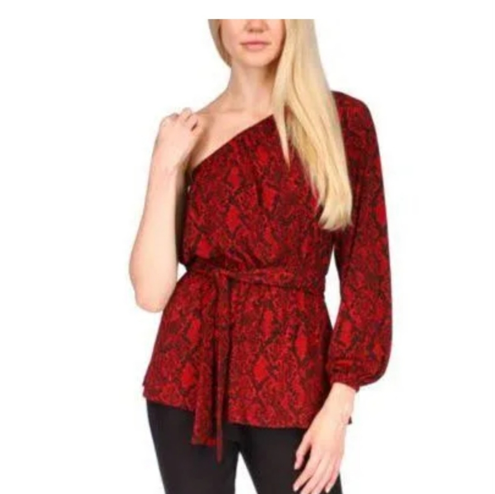 Michael  Kors one shoulder  blouse